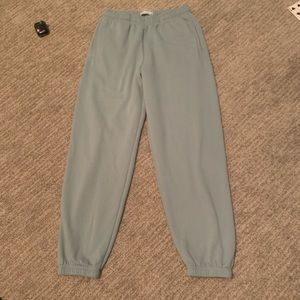 baby blue soft sweatpants
